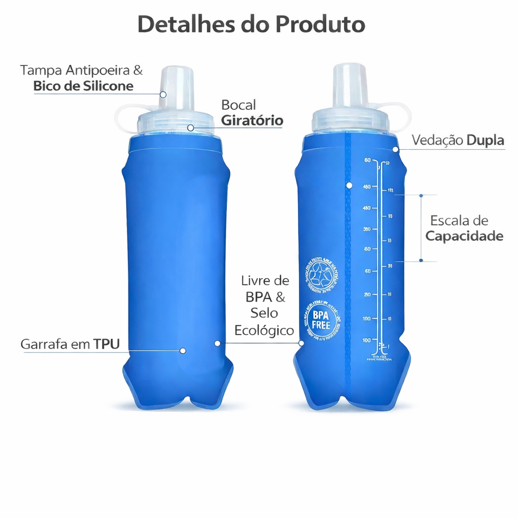 CINTO INVISÍVEL PARA CORRIDA TOPO + Garrafa de Brinde