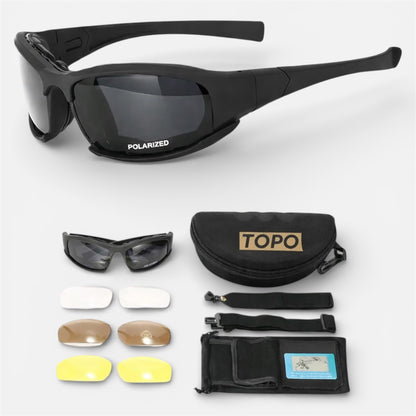 ÓCULOS ESPORTIVO TOPO + Kit Completo